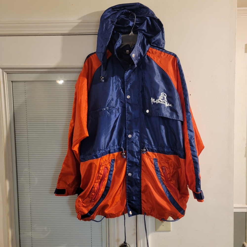 Vintage FUBU Platinum Fat Albert Windbreaker Jacket Size L. Hooded Made in USA
